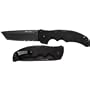 Cold Steel Recon 1 Tactical Knife with G-10 Handle Tanto Point with Black Blade, ComboEdge