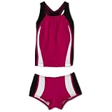 Speedo Girls 7-16 Sonic Splice Tankini Set Swimsuit
