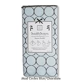 SwaddleDesigns Pastel Blue Swaddle- Mod Circles