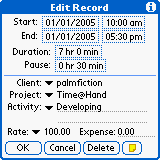  : Time@Hand downloadable Software