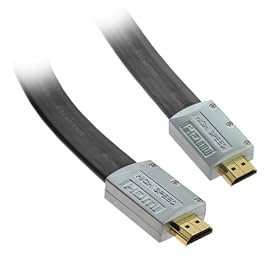 GTMax 50FT HDMI TO HDMI 1.4 HSP Flat Nylon Cable for LCD HD TV / HDTV , DVD , PS3 , XBOX 360