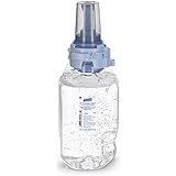 PURELL 8703-04 Advanced Instant Hand Sanitizer Gel, 700 mL ADX-7 Refill (Case of 4), Clear Bottle
