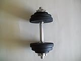 45 lb. Adjustable Dumbbell Set with Rubber Encased Plates