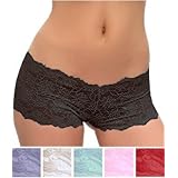 Cheeky Shorts Lace Panty, BabyBlue-S