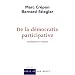 De la d�mocratie participative : Fondements et limites