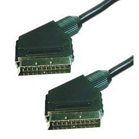 Scart Lead 21 Pin Gold 3 Mtr