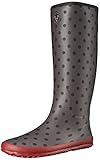 Vivobarefoot Women's Waterloo Rain Boot, Black Dot, 10 M US