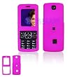 Hot Pink Rubber Feel Snap-On Cover Case Cell Phone Protector for ZTE C78
