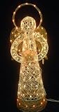 Christmas Source 870230 48 Inch Animated Grapevine Angel with 150 Lights