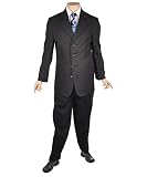 Retro "Fine Texture Stripe" 2-Piece Suit (Sizes 8 - 20)