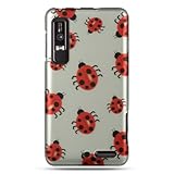 Lady Bug Hard Case Snap On Faceplate Cover For Motorola Droid 3