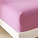Honeymoon 1800 Brushed Microfiber Embroidered Bed Sheet Set, Ultra Soft, Queen - Pink