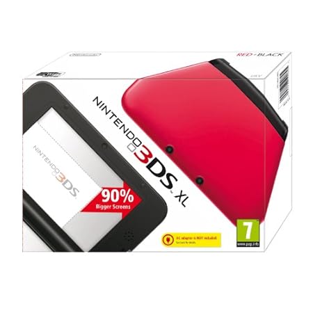 Nintendo Handheld Console 3DS XL - Red/Black (Nintendo 3DS)