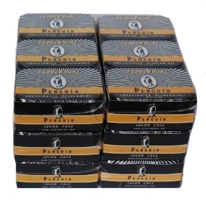 Penguin Caffeinated Peppermints Mints 36 tins x 1.75 ounces (6 sleeves x 6 tins per sleeve x 1.75 ounce per tin) On Sale