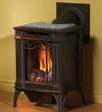 GDS20N Arlington 20 Cast Iron Direct Vent Stove Remote Ready Black Finish Natural Gas
