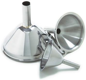 Norpro 18/10 SS Mini Funnel Variety Sizes Set of 3 - 252