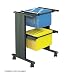 Safco Muv? Single Width File Cart Black