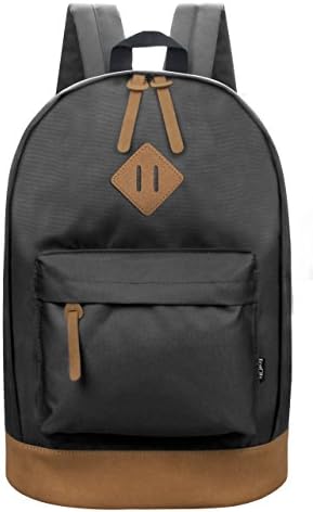 EcoCity Student Classic Backpacks Lightweight School Bag Rucksack Laptop Back Pack Casual Daypack Fits Up to 14 Inch Laptop Macbook Computer (95G3)