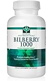 Bilberry Extract 1000mg - Premium Eye Support - Supports Healthy Circulation - Helps With Red Eyes, Irritation - Top Quality Natural Bilberry Powder Capsules