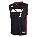 Adidas Revolution 30 Miami HEAT Chris Bosh Youth Black Replica Jersey