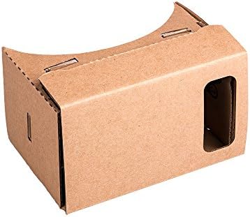 Wecharger 45mm Focal Length Virtual Reality Google Cardboard with Printed Instructions and Easy to Follow Numbered Tabs-Perfect fit for iPhone6 and iPhone5s-Small Box Color
