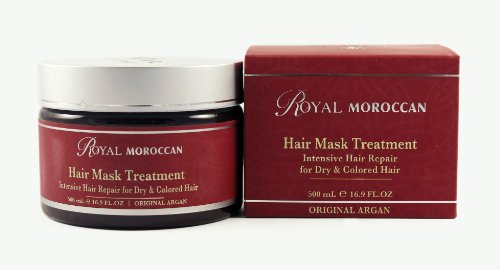 Royal Moroccan Hair Mask Treatment for Dry & Colored Hair 16.9oz./ 500 Ml