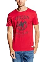 Vinson Polo Club Camiseta Manga Corta Calenne (Rojo)
