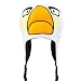Angry Birds Yellow Bird Knit Peruvian Laplander Cap