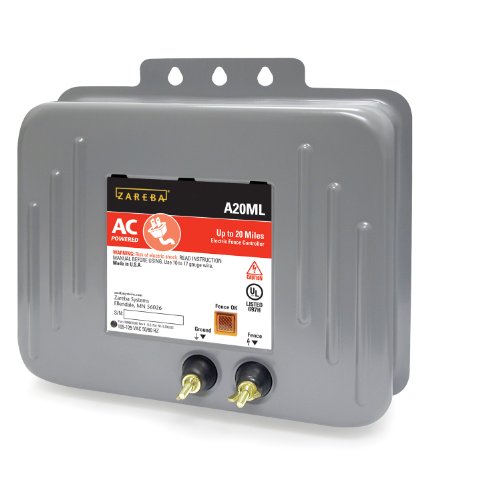 Zareba A20ML Deluxe 20 Mile AC Solid State Charger with Large Cabinet