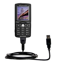 Classic Straight USB Cable for the Sony Ericsson K750 K750i with Power Hot Sync and Charge capabilities - Gomadic Brand w/ TipExchange Technology