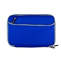 Blue Mivizu Apple iPad tablet case neoprene cover for Apple iPad  Wifi / 3G Model 16GB, 32GB, 64GB with dual zipper and front pocket