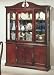 China Cabinet Buffet Hutch - Queen Anne Cherry Finish