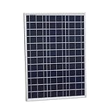 JETSUN 55W単結晶ソーラーパネル18V 太陽電池 バッテリ充電 ソーラーチャージャー
