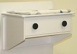 Berg Oslo Changing Table (Attaches to Either End of Crib) White/Espresso