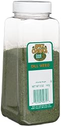 Spice Classics Dill Weed, 5-Ounce Plastic Bottles (Pack of 6)