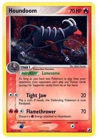 Pokemon - Houndoom (7) - EX Unseen Forces - Reverse Holofoil