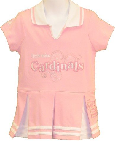 Infant St. Louis Cardinals Pink ``Little Miss Cardinals`` Cheerleader Dress - 24 M