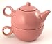 Tea for Me Teapot Cup in One Set, Sierra Rose