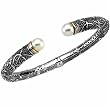 Freshwater Cultured Pearl Cuff Bangle Bracelet
