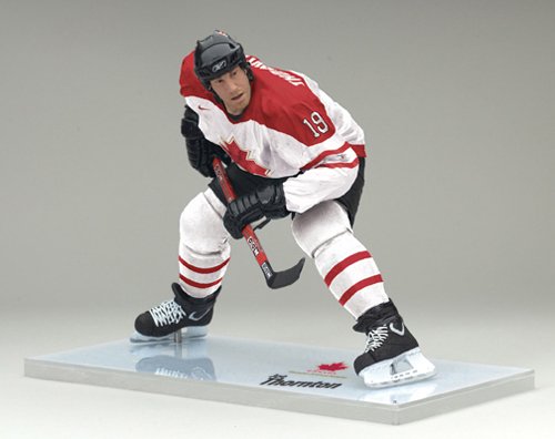McFarlane Toys NHL Sports Picks Team Canada 2010 Series 2 Action Figure Joe Thornton (San Jose Sharks) White Jersey
