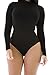 Pink Queen Women's Sexy Stretchy Bodycon Bodysuit Leotard Jumpsuit Romper
