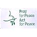 Peace "Pray for" Flag - 3 foot by 5 foot Polyester (NEW)