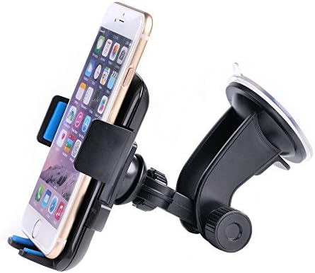 Car Mount, GFKing® Smartphone Car Mount Holder Cradle for Amazon Fire Phone and iPhone 6 6+ 6s 6s+ SE 5 5S 5C 4 4S ,Samsung Galaxy S5 S4 S3 ,Note 3 and all Smartphones ...