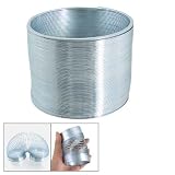 Como Child Classic Slinky Style Silver Tone Metal Spring Toy