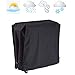 FLR Black Cooler Cover Universal Waterproof Durable Rolling Cooler Patio Cooler Cover Protection Outdoor Beverage Cart Rolling Ice Chest Party Cooler