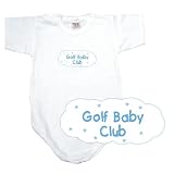 Baby Bodysuit White  Cloud Golf Club Transfer  Sports