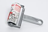 Silver Trident Lint Roller Brush 5m long roll of sticky paper with adhesive surface which can be torn off & thrown away once used. Designed for removing lint, dust & animal hair from clothes & upholstery