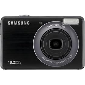 Samsung SL202 10MP Digital Camera with 3x Optical Zoom and 2.7 inch LCD (Black) by Samsung