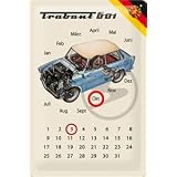 Blechschild Kalender Trabant 601von "Merlins GbR"
