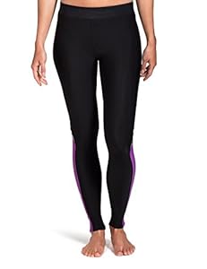 SKINS Women's Thermal Compression Long Tights, Black/Violet, X-Large